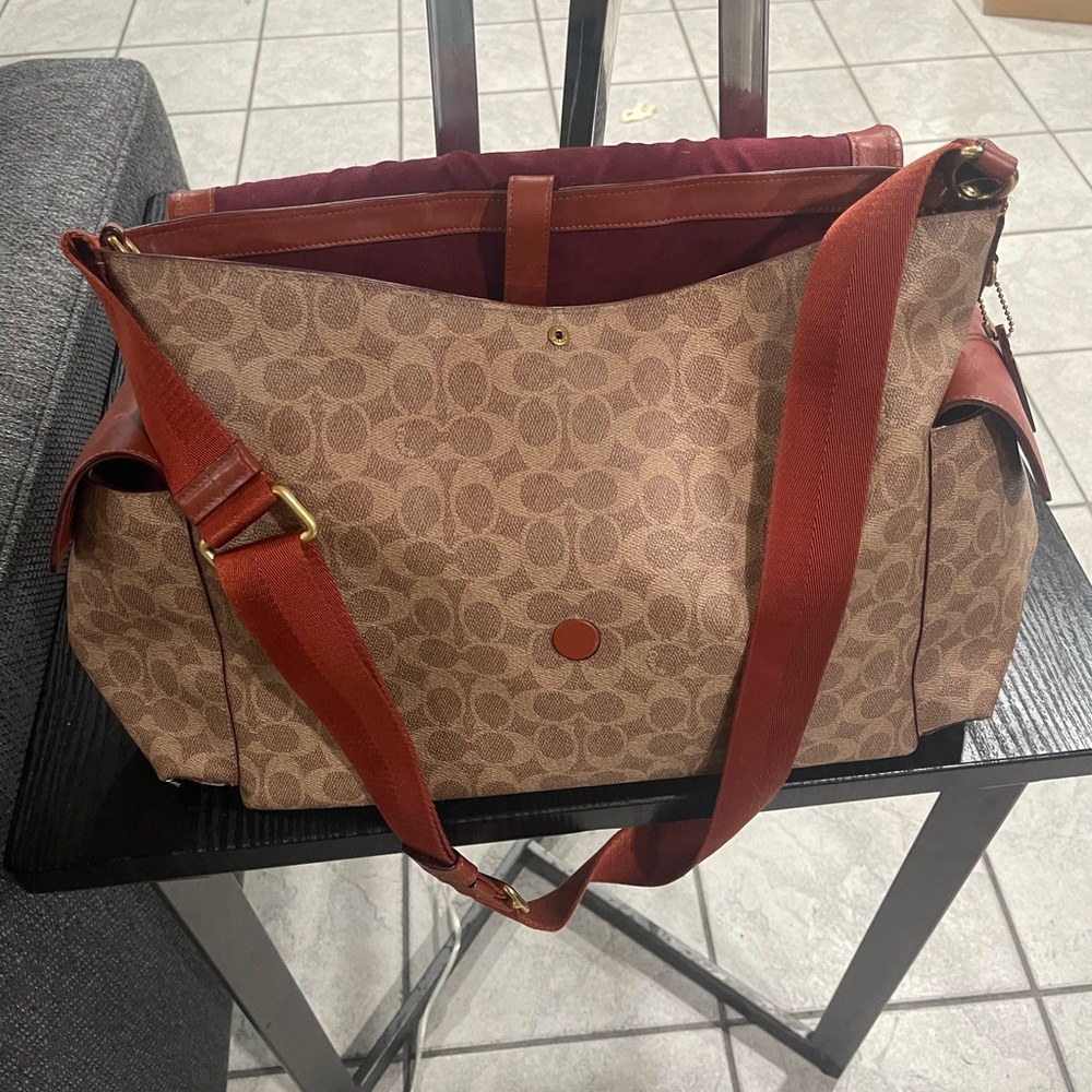 Coach diapers bag